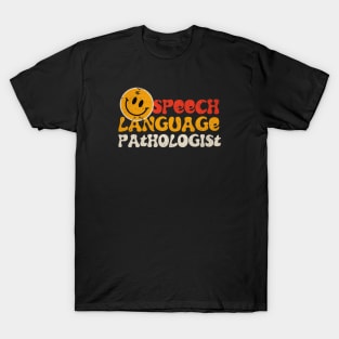 speech language pathology retro type T-Shirt